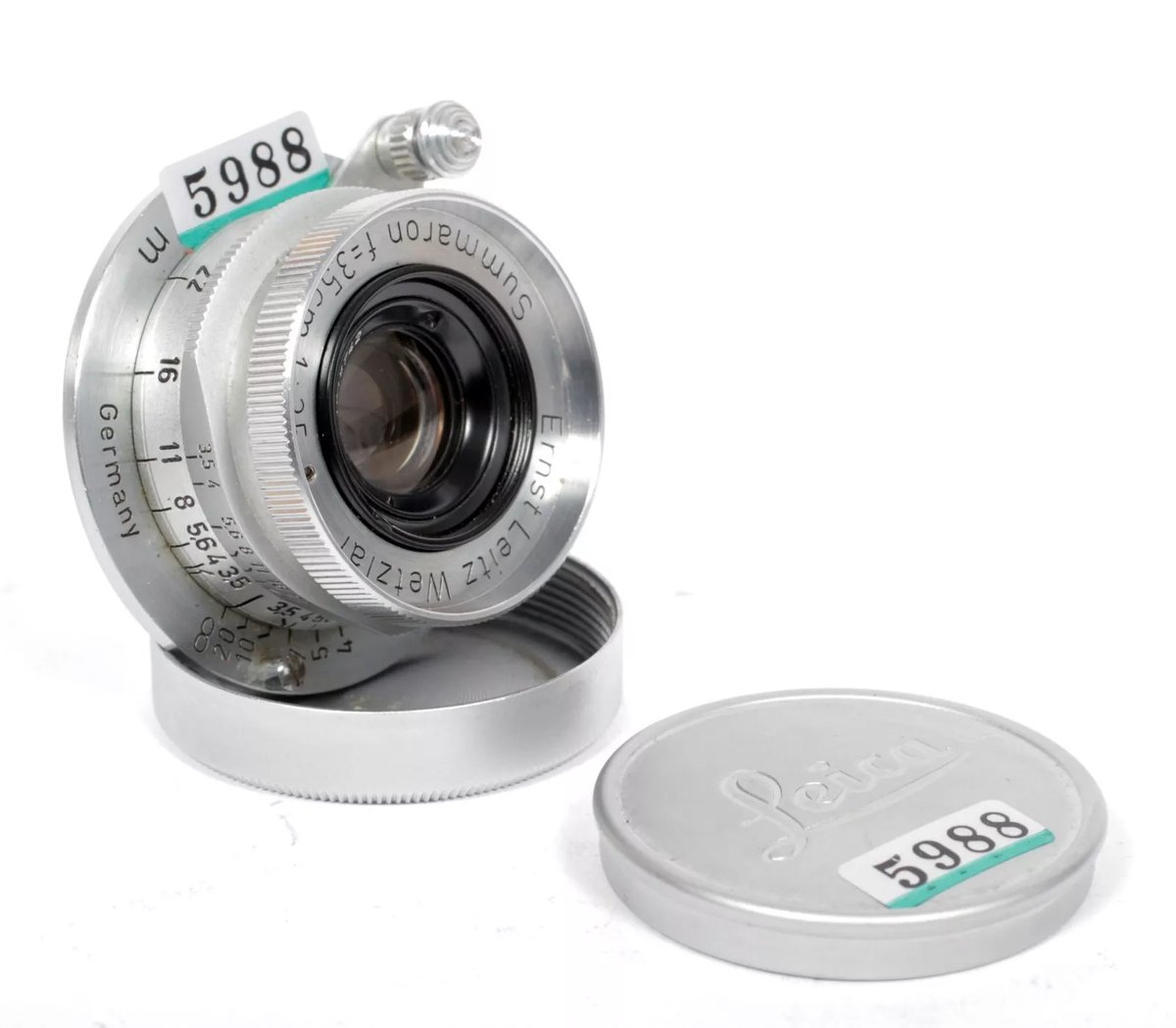 Leica Leitz Summaron LTM 35mm 3.5cm F3.5 lens (#5988) | CatLABS Leica Leitz Summaron LTM 35mm 3.5cm F3.5 lens (#5988) | CatLABS
